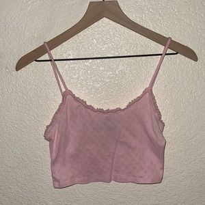 Light Pink Crop Top